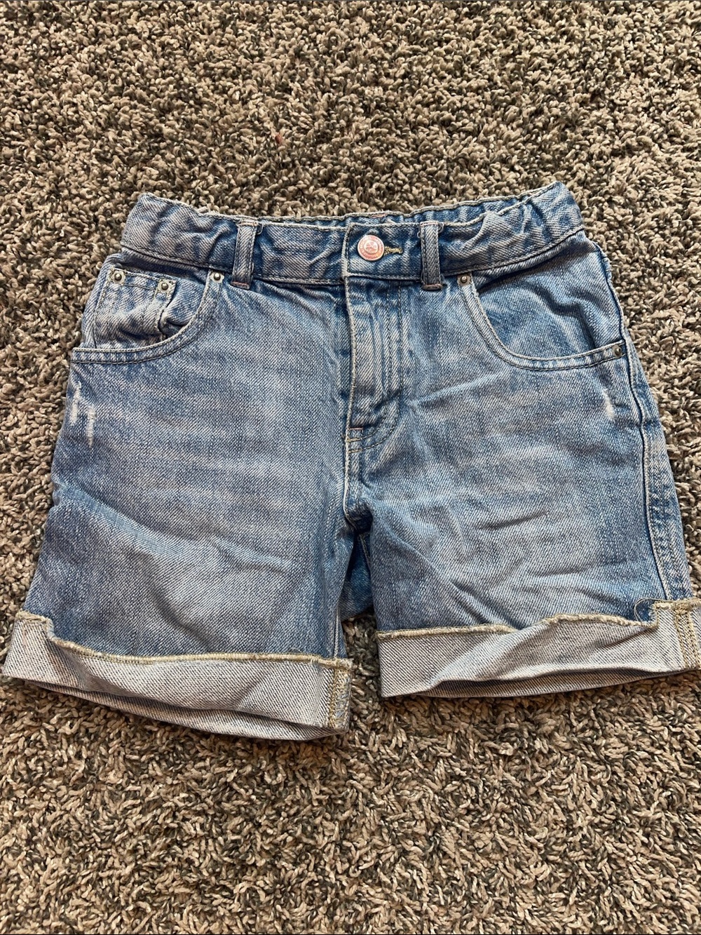 Baby GAP toddler jean shorts size 5 SEE FLAWS